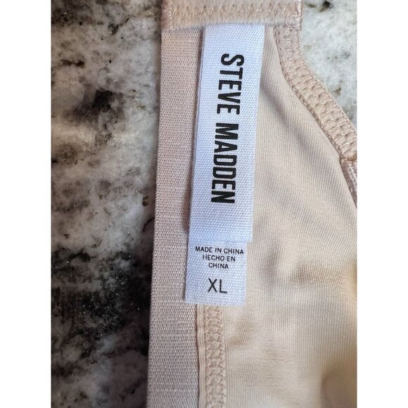 Steve Madden Women's Triangle X-Back Lounge Bra SM12151 Rose Dust Size XL NWT - Picture 6 of 8